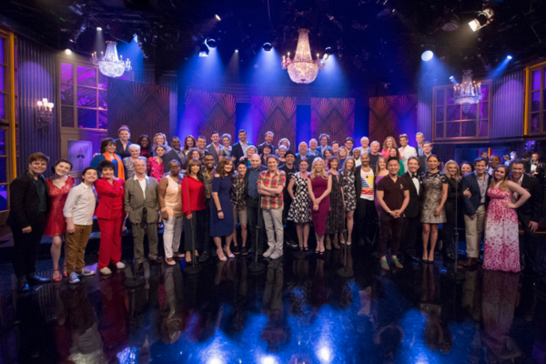 Photo Flash: Broadway All-Stars Prep for Tonight's Performance on NBC's MAYA & MARTY Image
