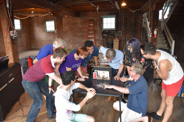 Photo Flash: First Look at Rehearsals of BOOK OF MERMAN, Opening 7/14 Image