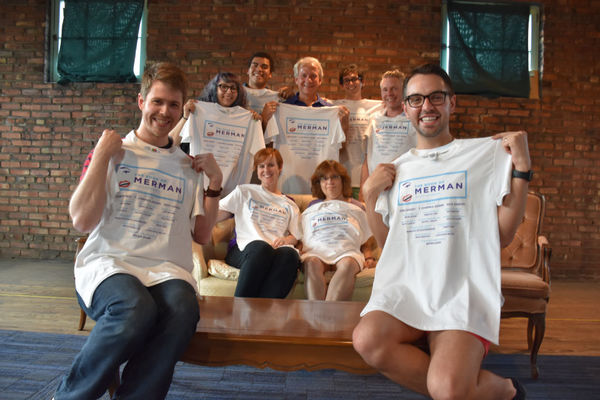 Photo Flash: First Look at Rehearsals of BOOK OF MERMAN, Opening 7/14 Image
