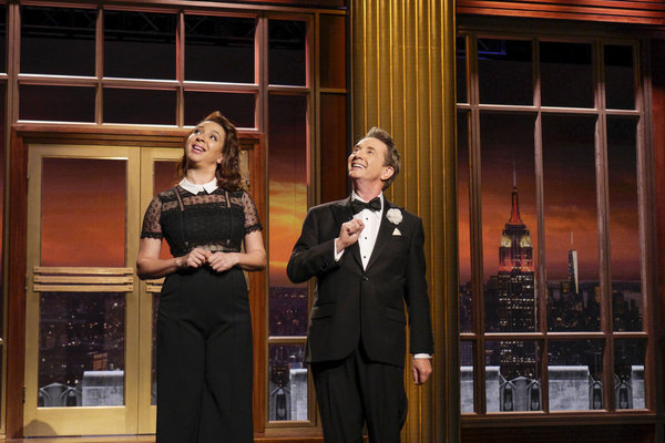 Photo Flash: Ana Gasteyer, Ricky Gervais, Kevin Kline & More Guest on MAYA & MARTY Image