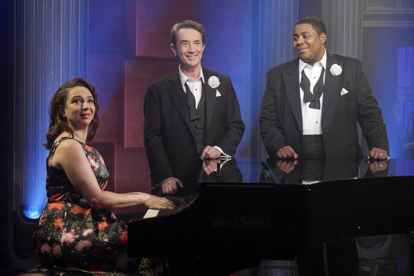 Photo Flash: Ana Gasteyer, Ricky Gervais, Kevin Kline & More Guest on MAYA & MARTY Image