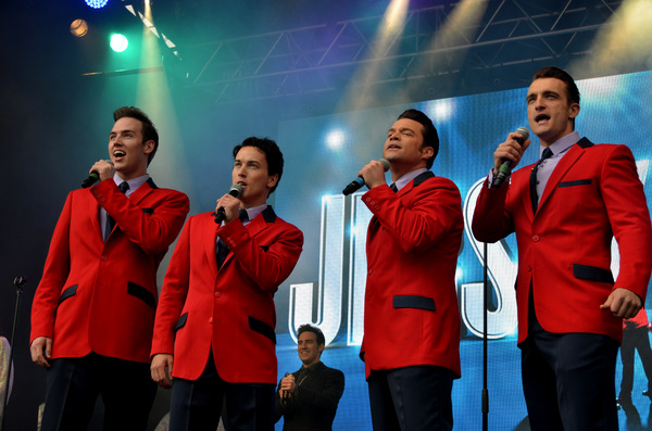 Photo Flash: Cast of JERSEY BOYS, Beverley Knight, Ramin Karimloo & More Rock West End Live Image