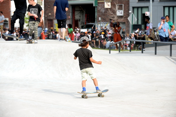 Photo Flash: NYC Parks and NikeSB Celebrate New McCarren Skatepark 