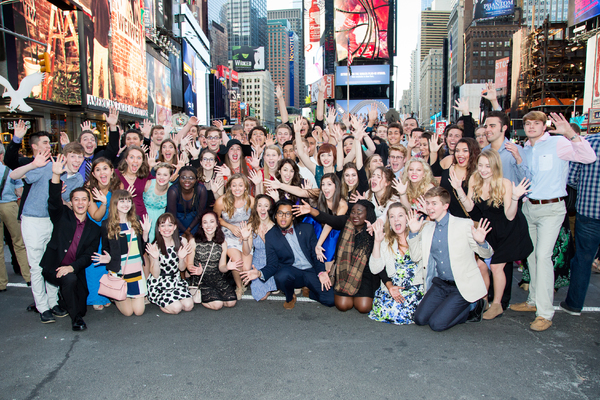 Photo Coverage: The Jimmy Awards Finalists Take Break at Sardi's! Image