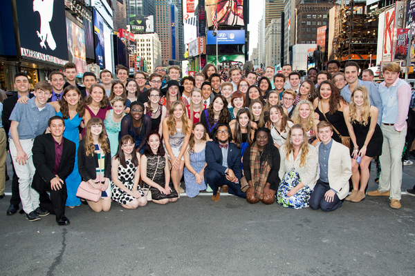 Photo Coverage: The Jimmy Awards Finalists Take Break at Sardi's! Image
