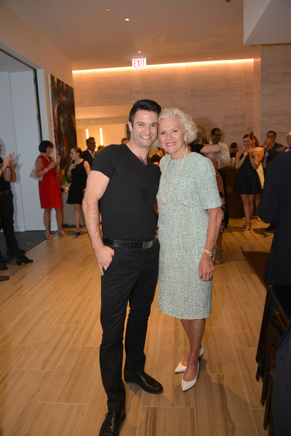 Zach Heller and Justice Anne Burke Photo