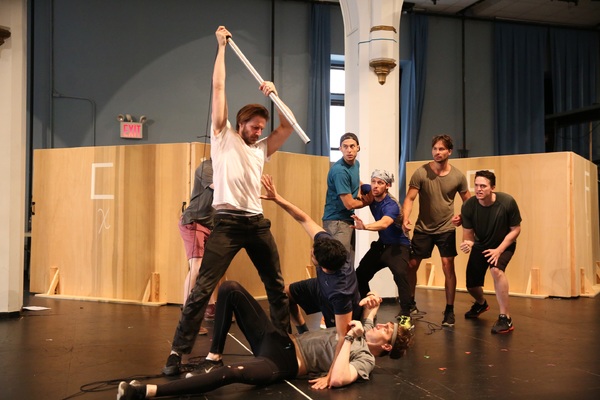 Photo Flash: Go Inside Rehearsal for Shakespeare in the Park's TROILUS AND CRESSIDA! Image