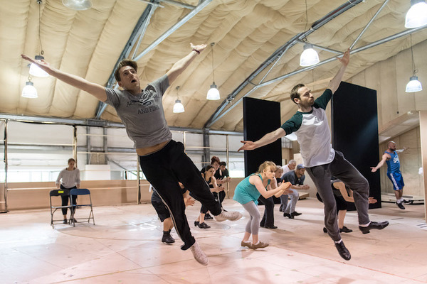 Photo Flash: In Rehearsal with New Musical GROUNDHOG DAY Image