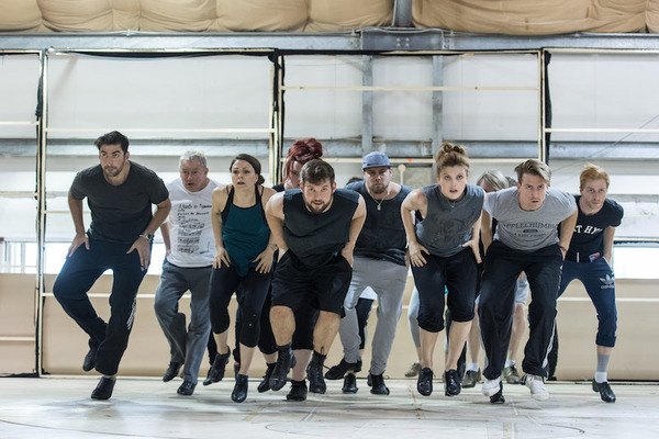 Photo Flash: In Rehearsal with New Musical GROUNDHOG DAY Image