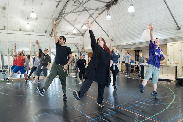 Photo Flash: In Rehearsal with New Musical GROUNDHOG DAY Image