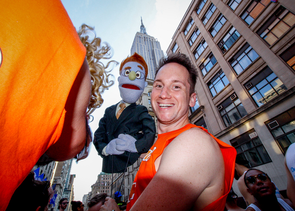 Photo Flash: Cast of AVENUE Q Marches in NYC Pride Parade! Image