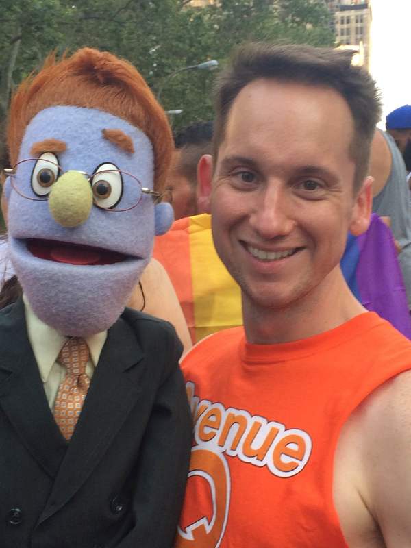 Photo Flash: Cast of AVENUE Q Marches in NYC Pride Parade! Image