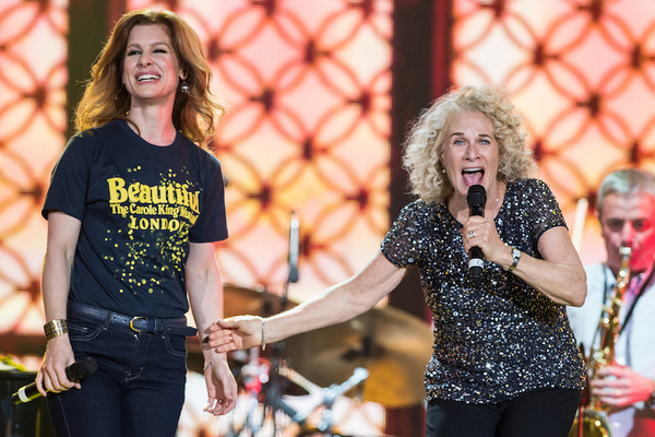 Photo Flash: BEAUTIFUL Cast Join Carole King On Stage at British Summer Time Festival Image