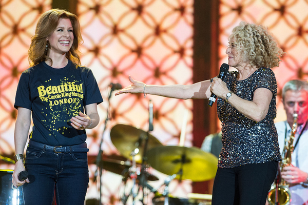 Photo Flash: BEAUTIFUL Cast Join Carole King On Stage at British Summer Time Festival Image