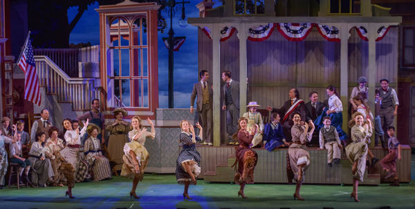 Photo Flash: First Look at Hunter Foster, Elena Shaddow and More in THE MUSIC MAN at The Muny 