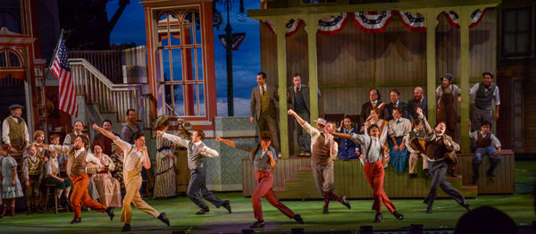 Photo Flash: First Look at Hunter Foster, Elena Shaddow and More in THE MUSIC MAN at The Muny  Image