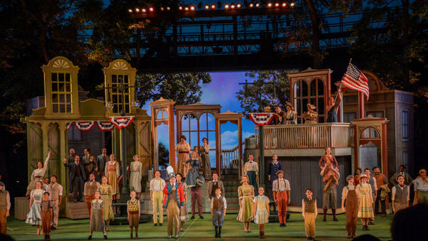 Photo Flash: First Look at Hunter Foster, Elena Shaddow and More in THE MUSIC MAN at The Muny  Image