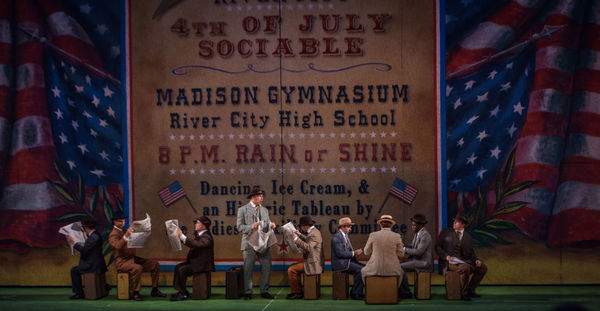 Photo Flash: First Look at Hunter Foster, Elena Shaddow and More in THE MUSIC MAN at The Muny  Image