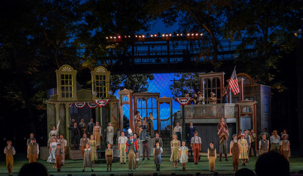 Photo Flash: First Look at Hunter Foster, Elena Shaddow and More in THE MUSIC MAN at The Muny  Image