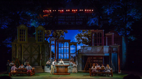 Photo Flash: First Look at Hunter Foster, Elena Shaddow and More in THE MUSIC MAN at The Muny  Image