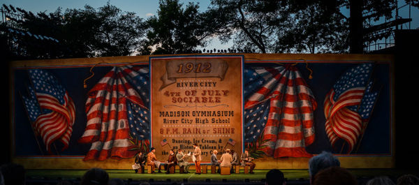 Photo Flash: First Look at Hunter Foster, Elena Shaddow and More in THE MUSIC MAN at The Muny  Image