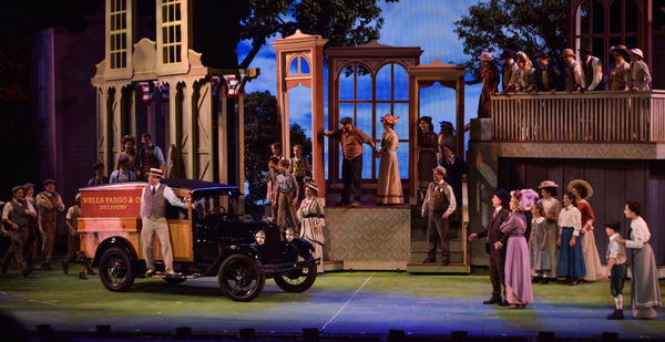 Photo Flash: First Look at Hunter Foster, Elena Shaddow and More in THE MUSIC MAN at The Muny 