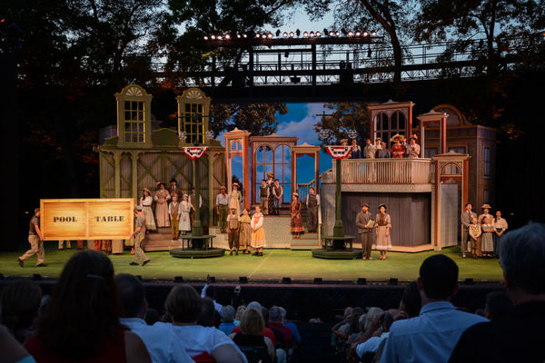 Photo Flash: First Look at Hunter Foster, Elena Shaddow and More in THE MUSIC MAN at The Muny  Image