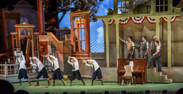 Photo Flash: First Look at Hunter Foster, Elena Shaddow and More in THE MUSIC MAN at The Muny  Image