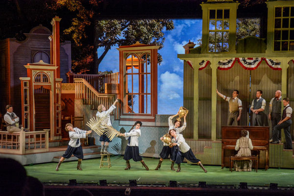 Photo Flash: First Look at Hunter Foster, Elena Shaddow and More in THE MUSIC MAN at The Muny  Image