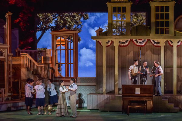 Photo Flash: First Look at Hunter Foster, Elena Shaddow and More in THE MUSIC MAN at The Muny  Image