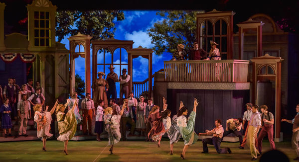 Photo Flash: First Look at Hunter Foster, Elena Shaddow and More in THE MUSIC MAN at The Muny  Image