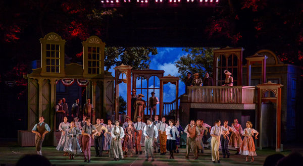 Photo Flash: First Look at Hunter Foster, Elena Shaddow and More in THE MUSIC MAN at The Muny  Image