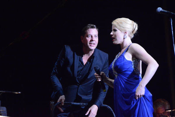 Steven Reineke and Megan Hilty Photo