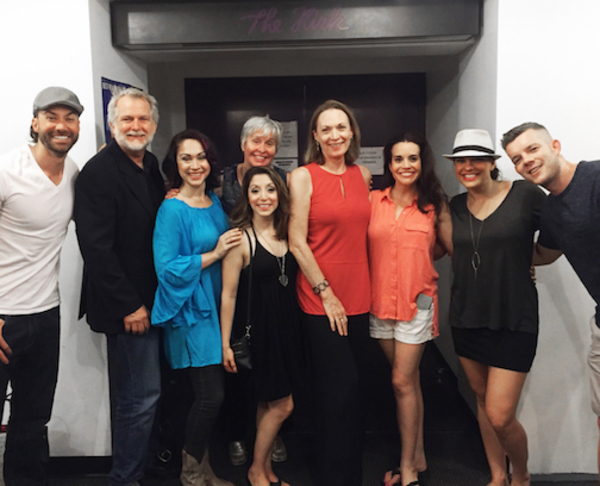 Photo Flash: Russell Tovey Visits Diana DeGarmo & Cast of THE MARVELOUS WONDERETTES Image