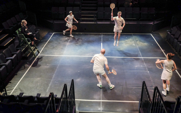 Photo Flash: First Look at Alan Ayckbourn's THE KARAOKE THEATRE COMPANY at SJT Image
