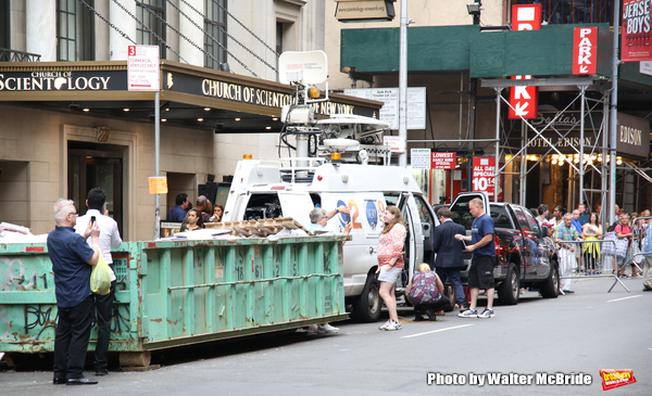 Photo Coverage: Fans Gather for Lin-Manuel Miranda's Final Performance in HAMILTON Image
