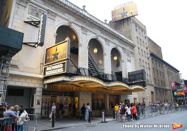 Photo Coverage: Fans Gather for Lin-Manuel Miranda's Final Performance in HAMILTON Image