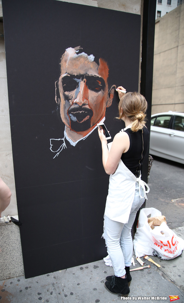 Photo Coverage: Fans Gather for Lin-Manuel Miranda's Final Performance in HAMILTON Image