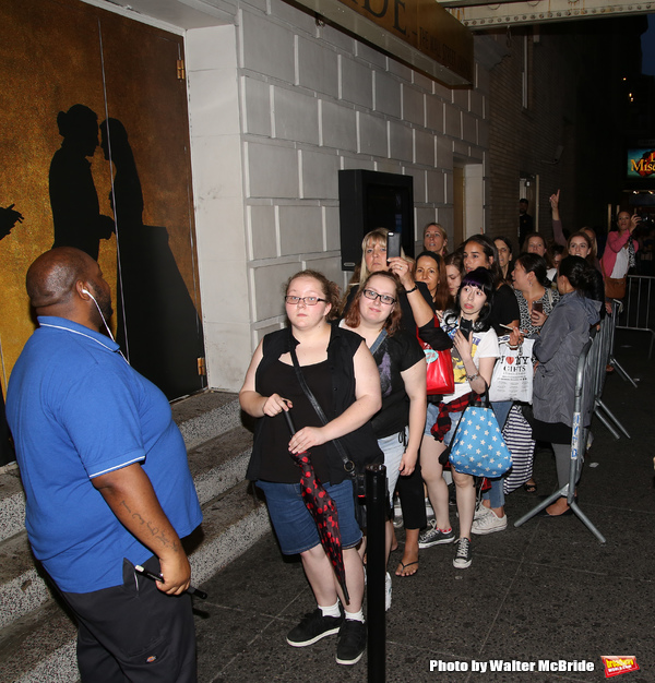 Photo Coverage: Fans Gather for Lin-Manuel Miranda's Final Performance in HAMILTON Image