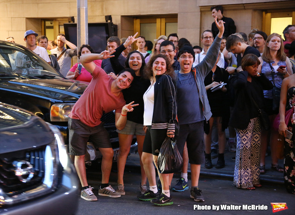 Photo Coverage: Fans Gather for Lin-Manuel Miranda's Final Performance in HAMILTON Image