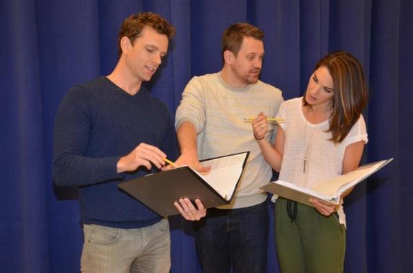 Paul Alexander Nolan, Michael Arden, and Kelli Barrett Photo