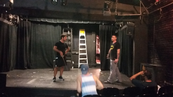 Photo Flash: Behind the Scenes with Nine Theatricals' HAMLET at 13th Street Rep 