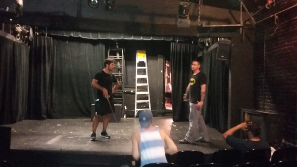 Photo Flash: Behind the Scenes with Nine Theatricals' HAMLET at 13th Street Rep Image