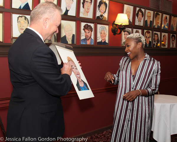 Photo Coverage: Tony Winner Cynthia Erivo Unveils Her New Portrait at Sardi's! Image