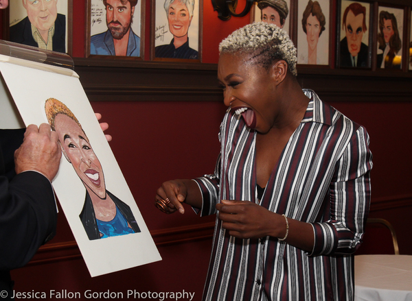 Photo Coverage: Tony Winner Cynthia Erivo Unveils Her New Portrait at Sardi's! Image