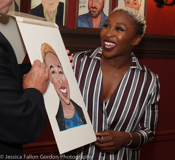Photo Coverage: Tony Winner Cynthia Erivo Unveils Her New Portrait at Sardi's! Image