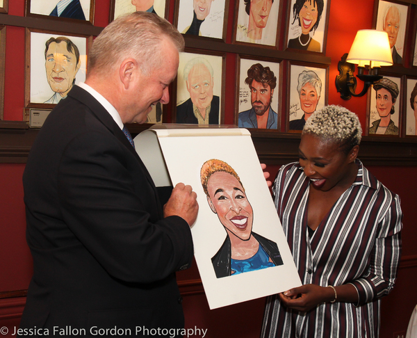 Photo Coverage: Tony Winner Cynthia Erivo Unveils Her New Portrait at Sardi's! Image