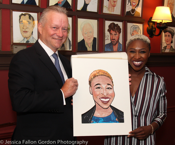 Photo Coverage: Tony Winner Cynthia Erivo Unveils Her New Portrait at Sardi's! Image