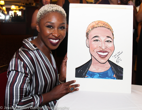 Photo Coverage: Tony Winner Cynthia Erivo Unveils Her New Portrait at Sardi's! Image