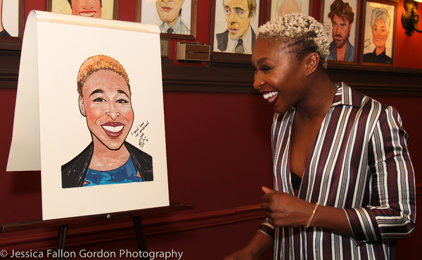 Photo Coverage: Tony Winner Cynthia Erivo Unveils Her New Portrait at Sardi's! Image
